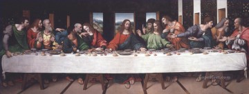  Leonard Art Painting - Last Supper copy Leonardo da Vinci Giampietrino religious Christian